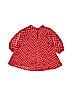 Baby Gap 100% Polyester Hearts Red Dress Size 6-12 mo - photo 2