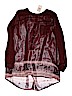 Knox Rose 100% Polyester Burgundy Long Sleeve Button-Down Shirt Size 1 - photo 1