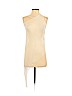 Zara 100% Polyester Ivory Sleeveless Blouse Size XS - photo 1