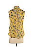 Banana Republic 100% Polyester Yellow Sleeveless Blouse Size XS (petite) - photo 2