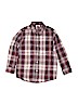 Old Navy Plaid White Long Sleeve Button-Down Shirt Size 6 - 7 - photo 1
