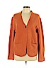 Eileen Fisher Orange Wool Cardigan Size L - photo 1