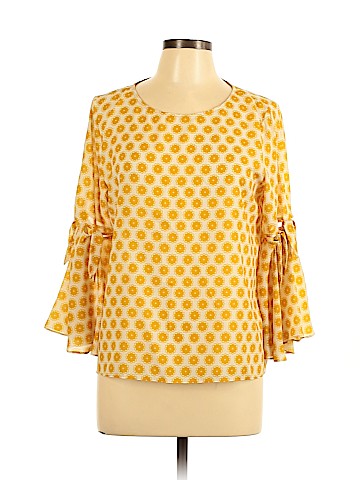 Waverly Grey Long Sleeve Blouse (view 1)