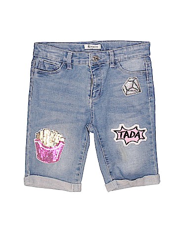 Tractr Denim Shorts (view 1)