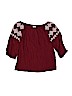 Old Navy 100% Rayon Burgundy Short Sleeve Top Size 14 - photo 1