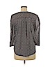 H&M 100% Polyester Black 3/4 Sleeve Top Size M - photo 2