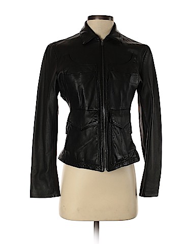 DKNY Leather Jacket (view 1)