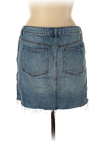Melrose and Market Denim Skirt (view 2)