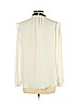 White House Black Market 100% Polyester White Long Sleeve Blouse Size 12 (petite) - photo 2