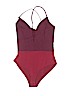 Charlotte Russe Burgundy Bodysuit Size M - photo 1