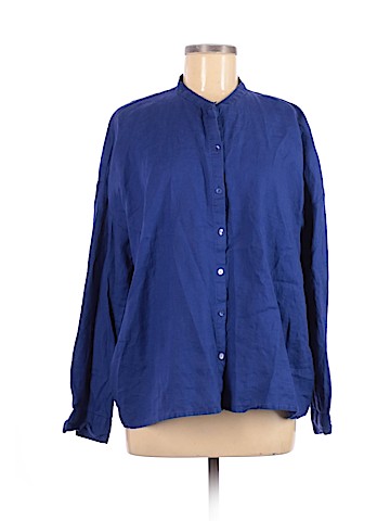 Eileen Fisher Long Sleeve Button-Down Shirt (view 1)