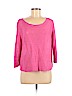 Eileen Fisher 100% Linen Pink Pullover Sweater Size M - photo 1