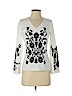 INC International Concepts White 3/4 Sleeve Top Size M (petite) - photo 1