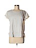 H&M 100% Cotton Ivory Short Sleeve Top Size M - photo 1