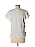 H&M 100% Cotton Ivory Short Sleeve Top Size M - photo 2