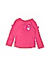 Carter's 100% Cotton Graphic Pink Long Sleeve T-Shirt Size 3T - photo 1