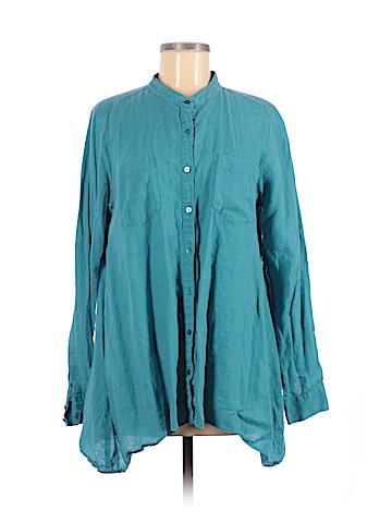Eileen Fisher Long Sleeve Button-Down Shirt (view 1)