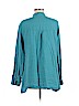 Eileen Fisher 100% Irish Linen Blue Long Sleeve Button-Down Shirt Size M - photo 2