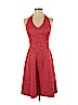 Ann Taylor 100% Cotton Red Casual Dress Size 4 (petite) - photo 1