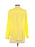 Talbots 100% Cotton Yellow Long Sleeve Blouse Size S (petite) - photo 2