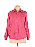 Foxcroft Pink Long Sleeve Button-Down Shirt Size 14 - photo 1