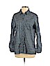 MICHAEL Michael Kors 100% Cotton Blue Long Sleeve Button-Down Shirt Size S - photo 1
