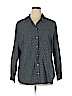 Old Navy 100% Cotton Gray Long Sleeve Button-Down Shirt Size XXL - photo 1