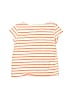 Gap Kids 100% Cotton Stripes Graphic Ivory Short Sleeve Top Size 8 - photo 2