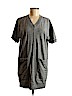 Steven Alan 100% Cotton Gray Casual Dress Size M - photo 1