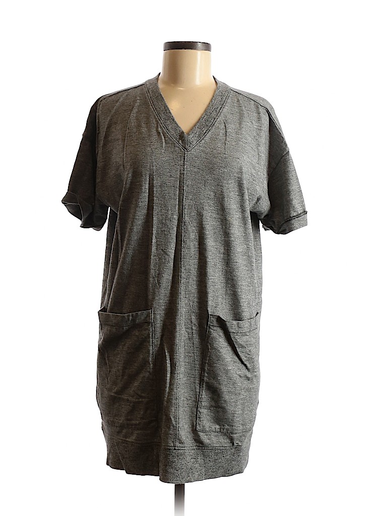 Steven Alan 100% Cotton Gray Casual Dress Size M - photo 1