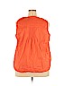 Just My Size 100% Cotton Orange Sleeveless Button-Down Shirt Size 2X - photo 2