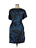 Mossimo 100% Polyester Blue Casual Dress Size 16 - 18w - photo 2