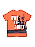 Crazy 8 100% Cotton Orange Short Sleeve T-Shirt Size 5 - 6 - photo 1
