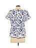 Talbots 100% Cotton Blue Short Sleeve Blouse Size 4 - photo 2