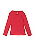 Justice 100% Cotton Red Long Sleeve T-Shirt Size 10 - photo 1