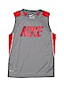 Nike 100% Polyester Gray Active Tank Size 6 - photo 1