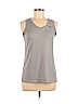 Nike 100% Polyester Gray Active Tank Size M - photo 1