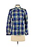 Talbots 100% Cotton Blue Long Sleeve Button-Down Shirt Size S (petite) - photo 1