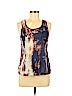 Twenty One 100% Silk Blue Sleeveless Silk Top Size S - photo 1