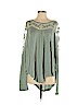 New Romantics Green Long Sleeve Blouse Size S - photo 1