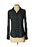 Zara 100% Rayon Black Long Sleeve Blouse Size XS - photo 1