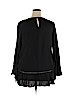 Mossimo 100% Polyester Black Long Sleeve Blouse Size XXL - photo 2