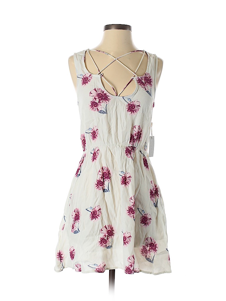 Forever 21 100% Viscose Ivory Casual Dress Size S - photo 1