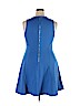 Mossimo Blue Casual Dress Size XXL - photo 2