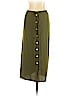 Clio 100% Silk Green Silk Skirt Size L (petite) - photo 1