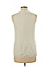 Banana Republic 100% Polyester Ivory Sleeveless Blouse Size 6 (petite) - photo 2