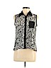 No Boundaries 100% Cotton Black Sleeveless Blouse Size M - photo 1