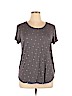 Gap 100% Rayon Gray Short Sleeve T-Shirt Size XL - photo 1