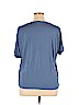 Gap 100% Rayon Blue Short Sleeve Top Size XL - photo 2
