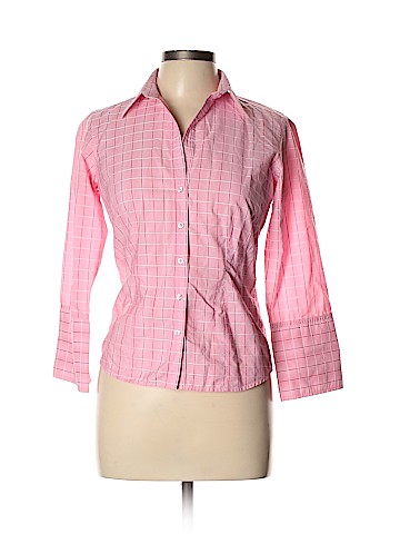 Victoria's Secret Pink Long Sleeve Button-Down Shirt (view 1)